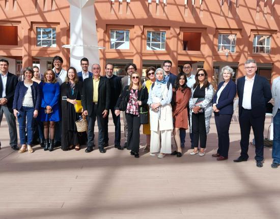 Visite de la délégation de l'école Centrale Supélec à l'UM6P